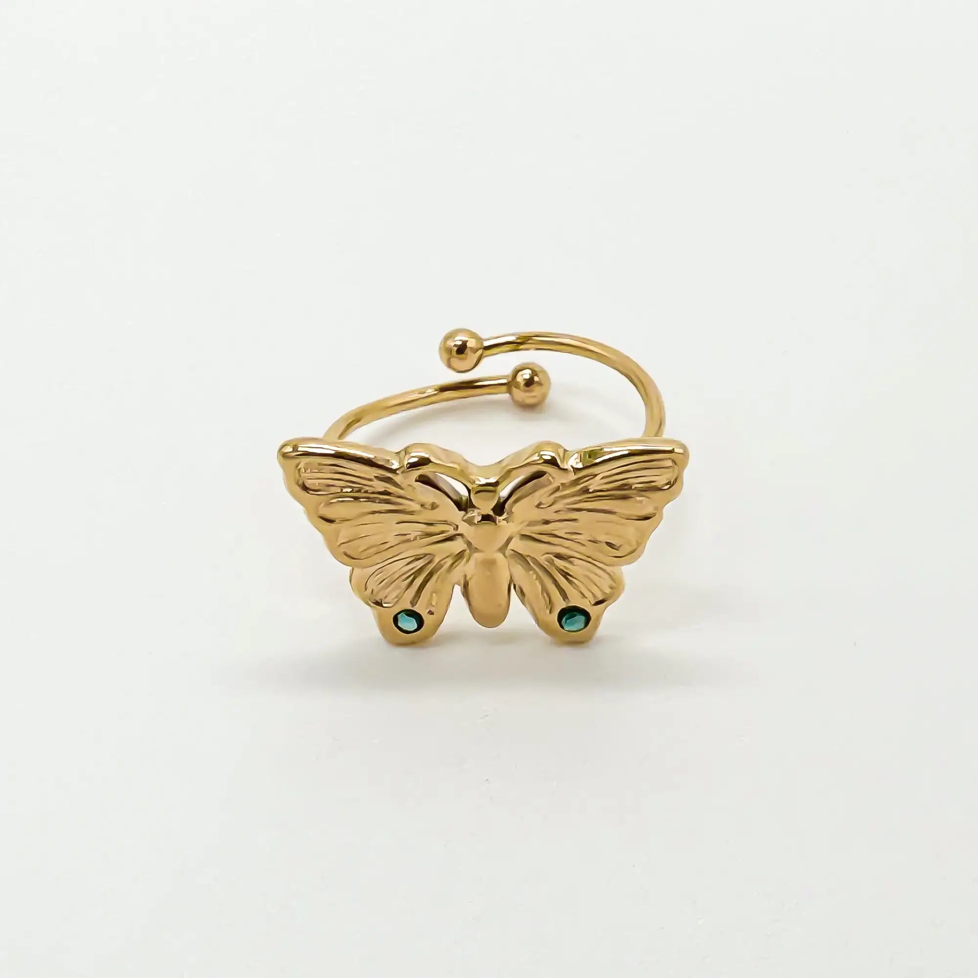 Butterfly - Ring - Stainless Steel - Verstelbaar