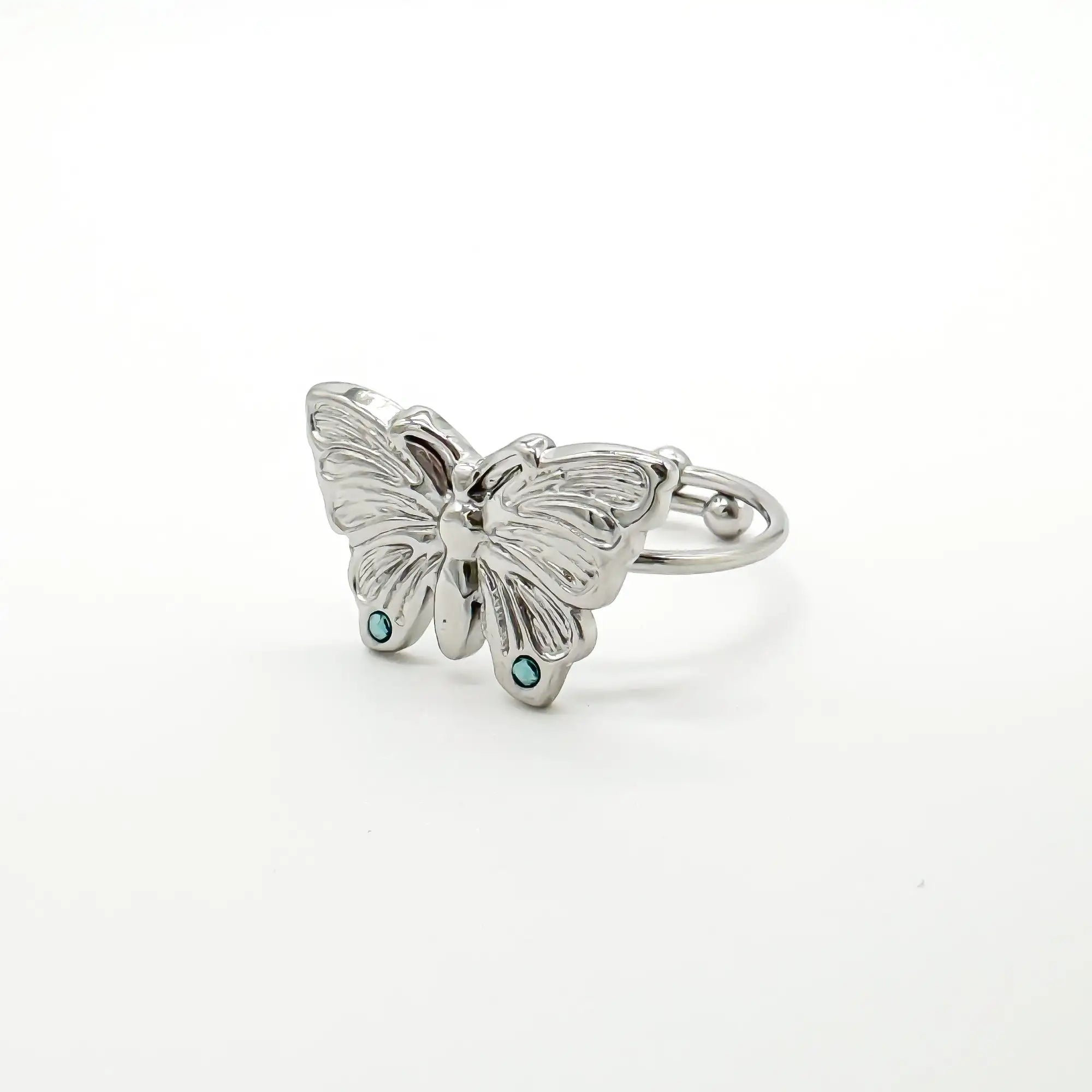 Butterfly - Ring - Stainless Steel - Verstelbaar