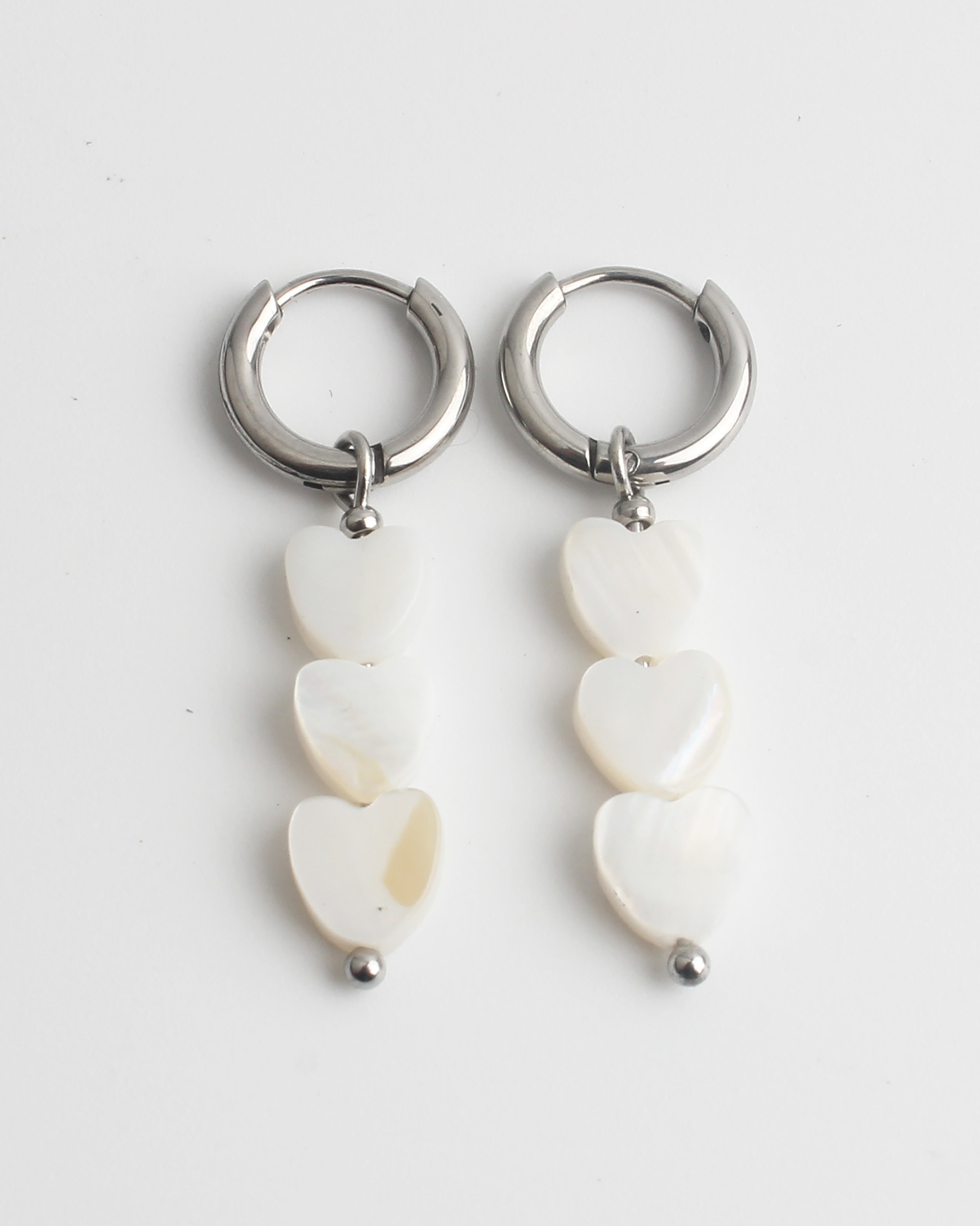 Heart To Heart - Oorbellen - Stainless Steel