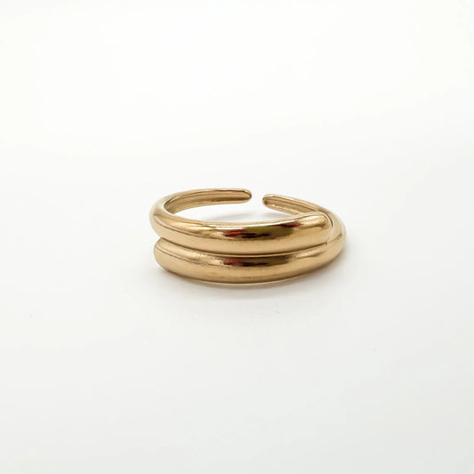 Ell - Ring - Stainless Steel - Verstelbaar