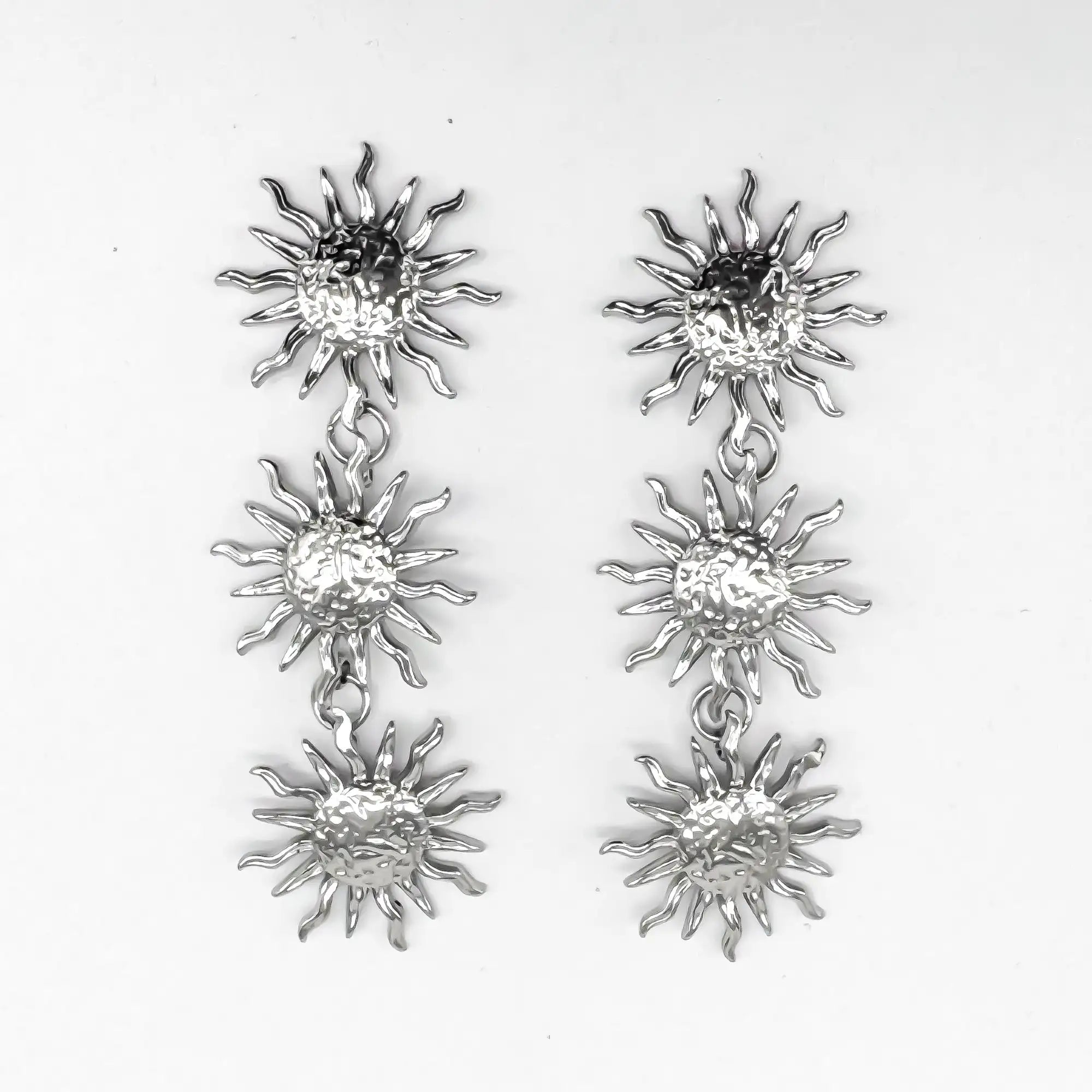 Sunflower Madness - Oorbellen - Stainless Steel