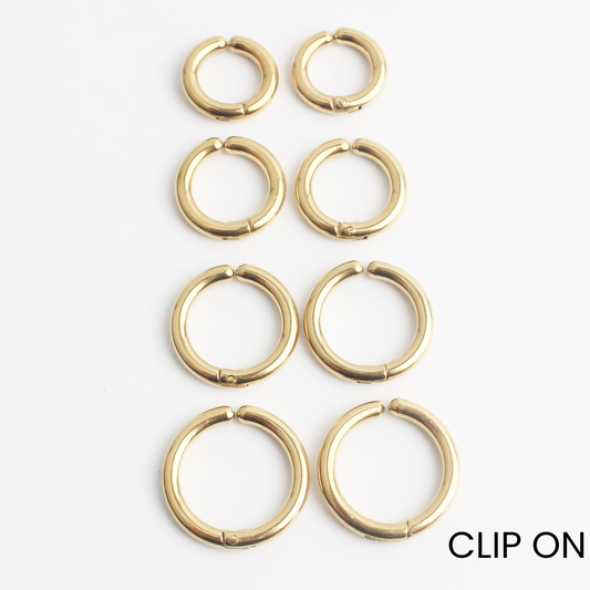 Basic - Oorbellen - Clip On - Stainless Steel