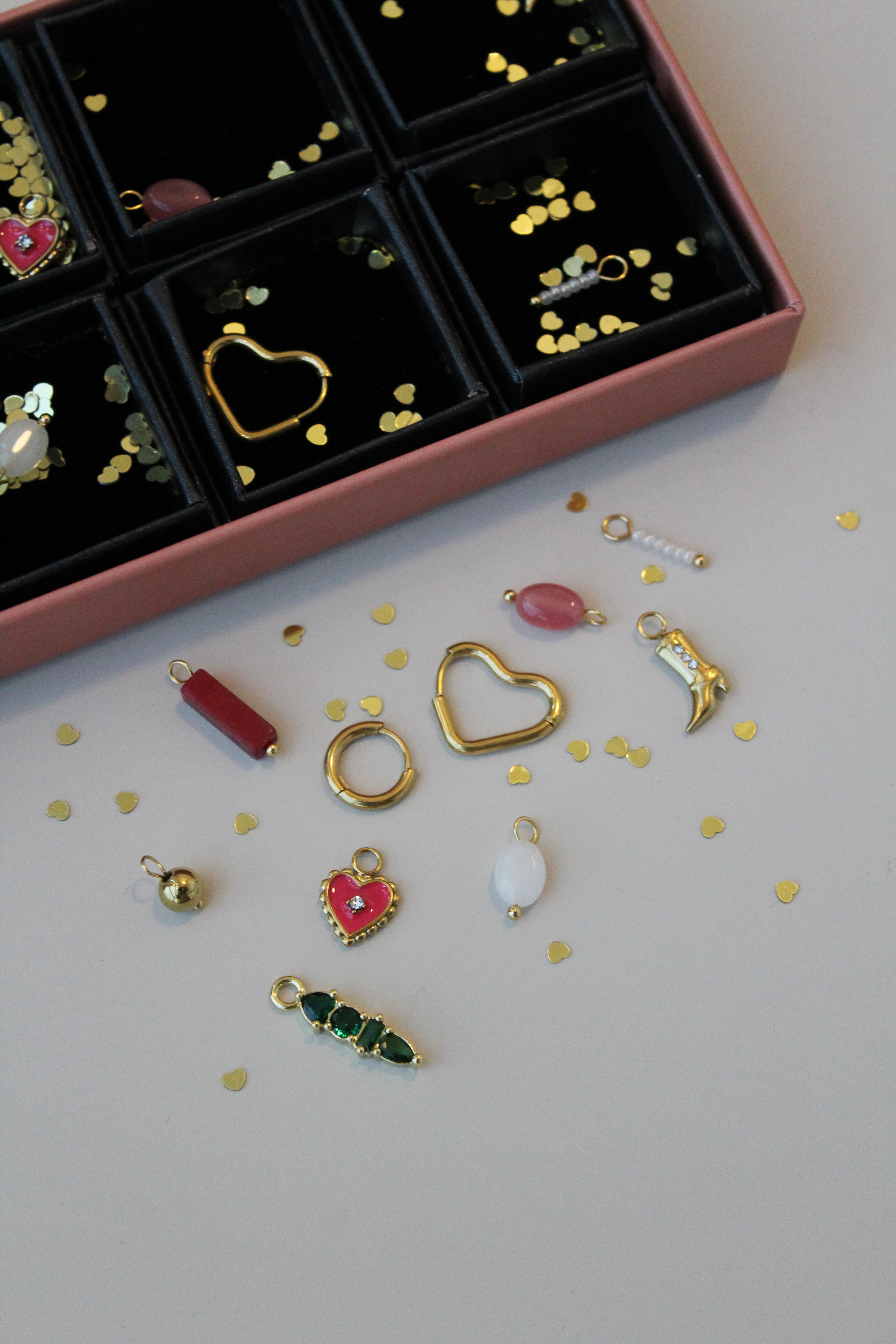 Pick & Pair - Advent Box - Oorbellen - 10 Cadeautjes - Limited Edition - Stainless steel