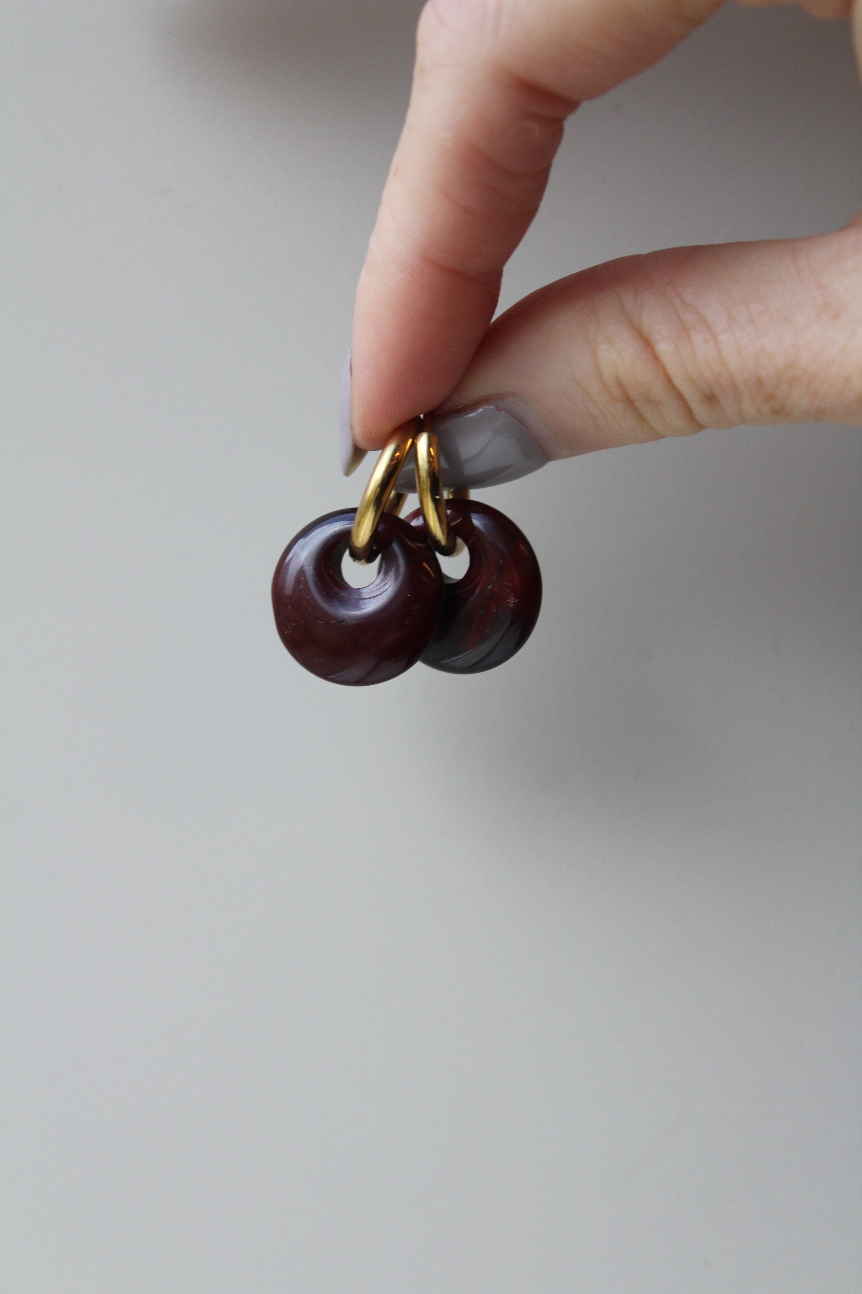 Isadora - Oorbellen - Natuursteen - Stainless Steel