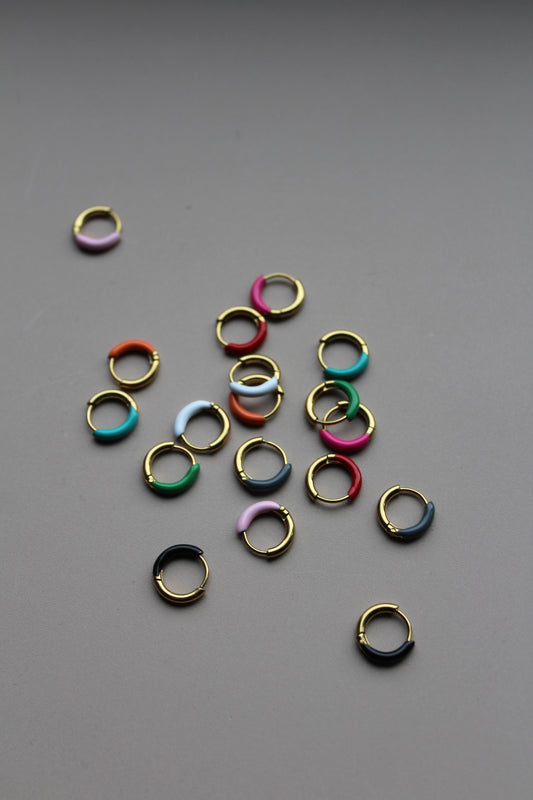 Tiny Happy Times - Oorbellen - Stainless Steel