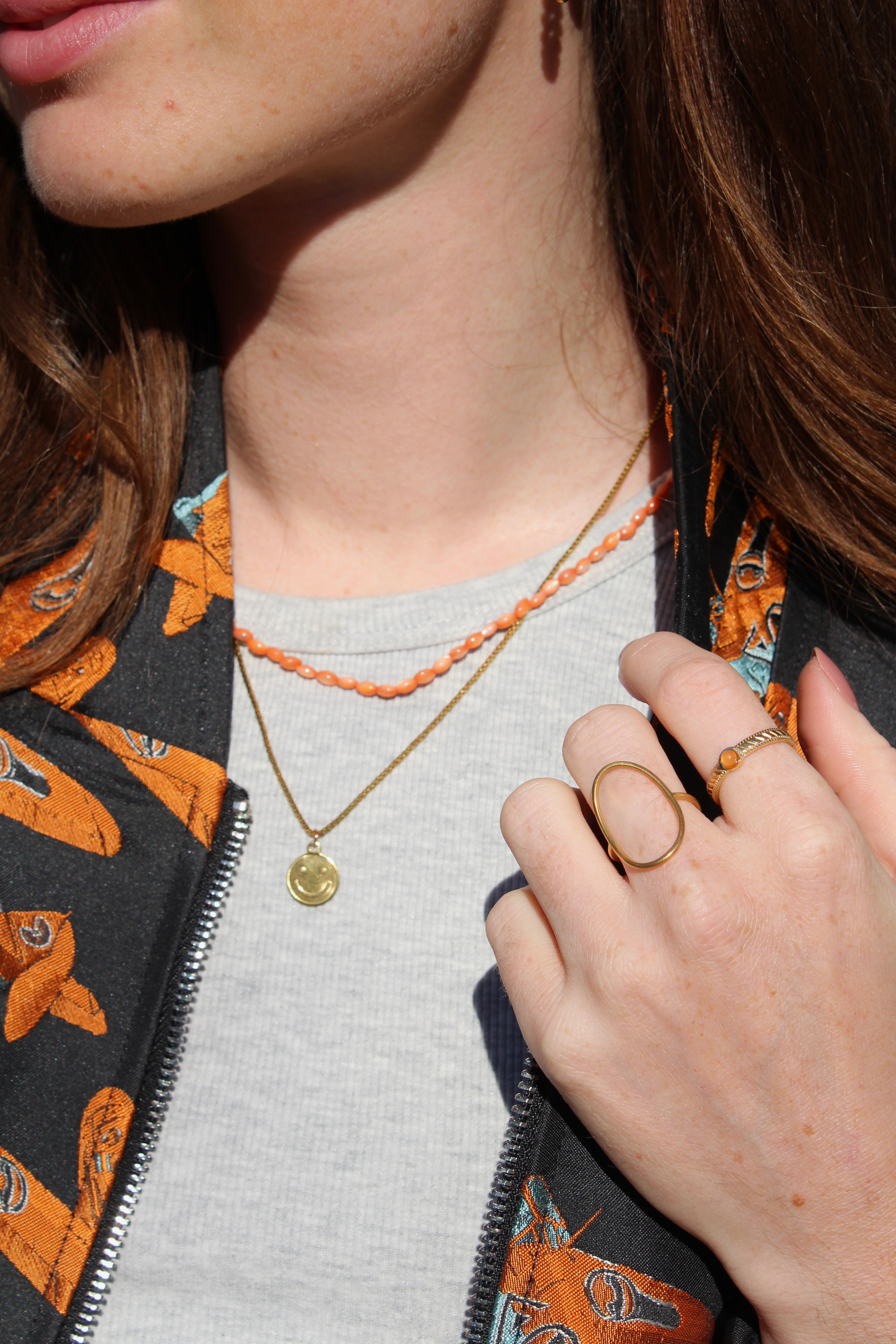 Smiley - Ketting - Stainless Steel