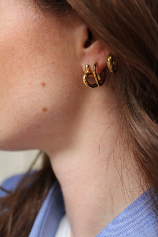 Megan - Oorbellen - Stainless Steel