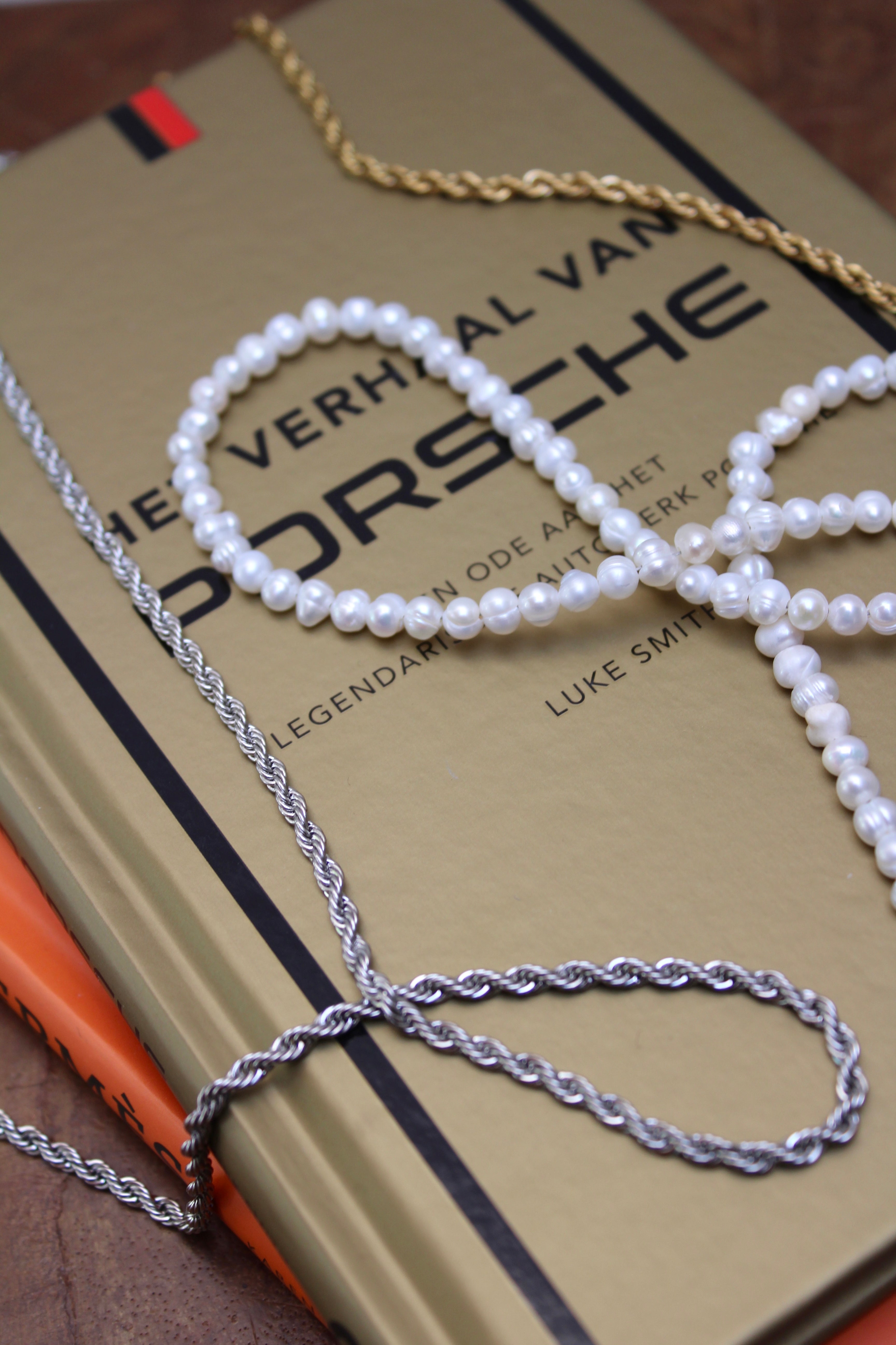Pearl - Ketting - Stainless Steel
