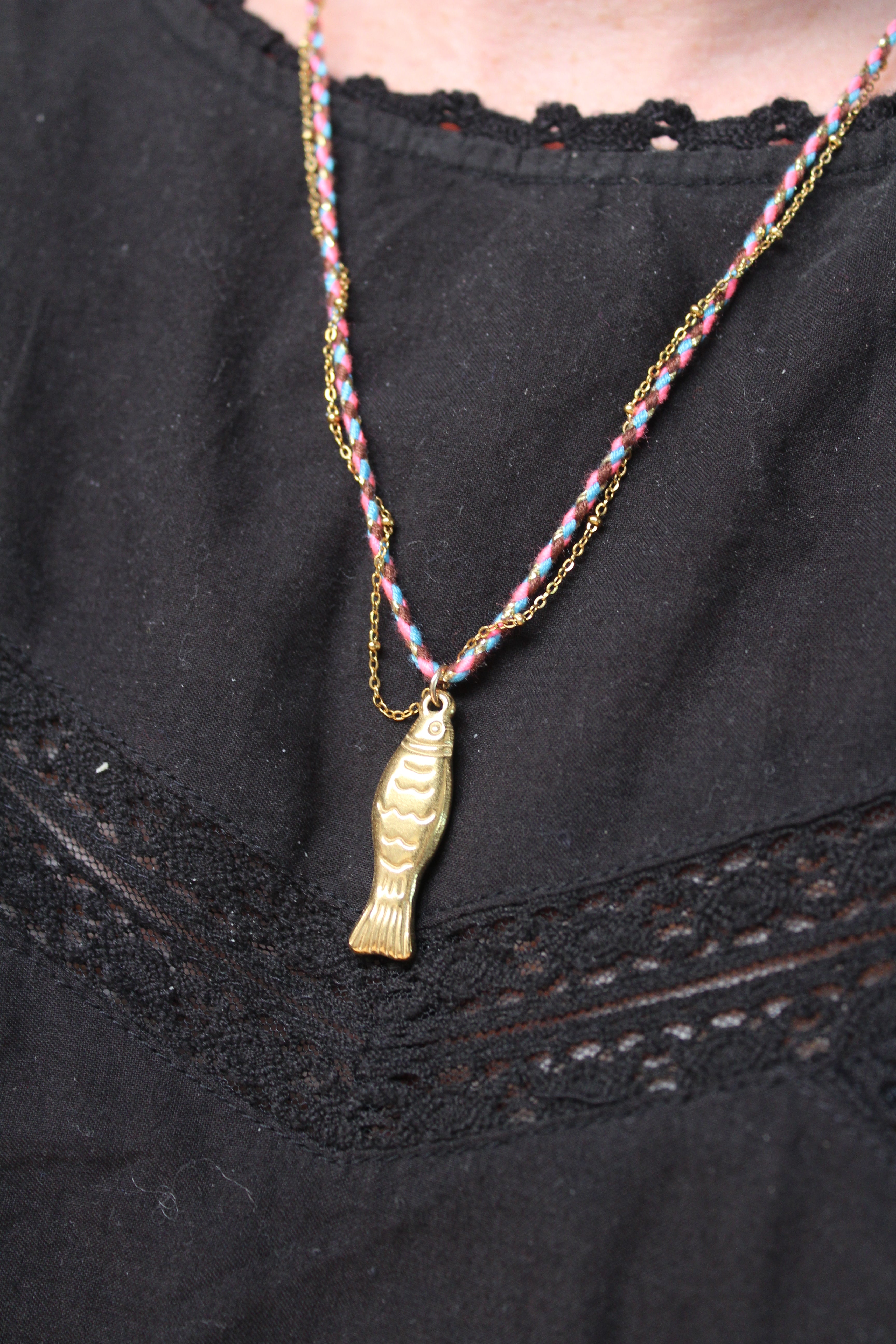 Summer Fish - Ketting - Stainless Steel