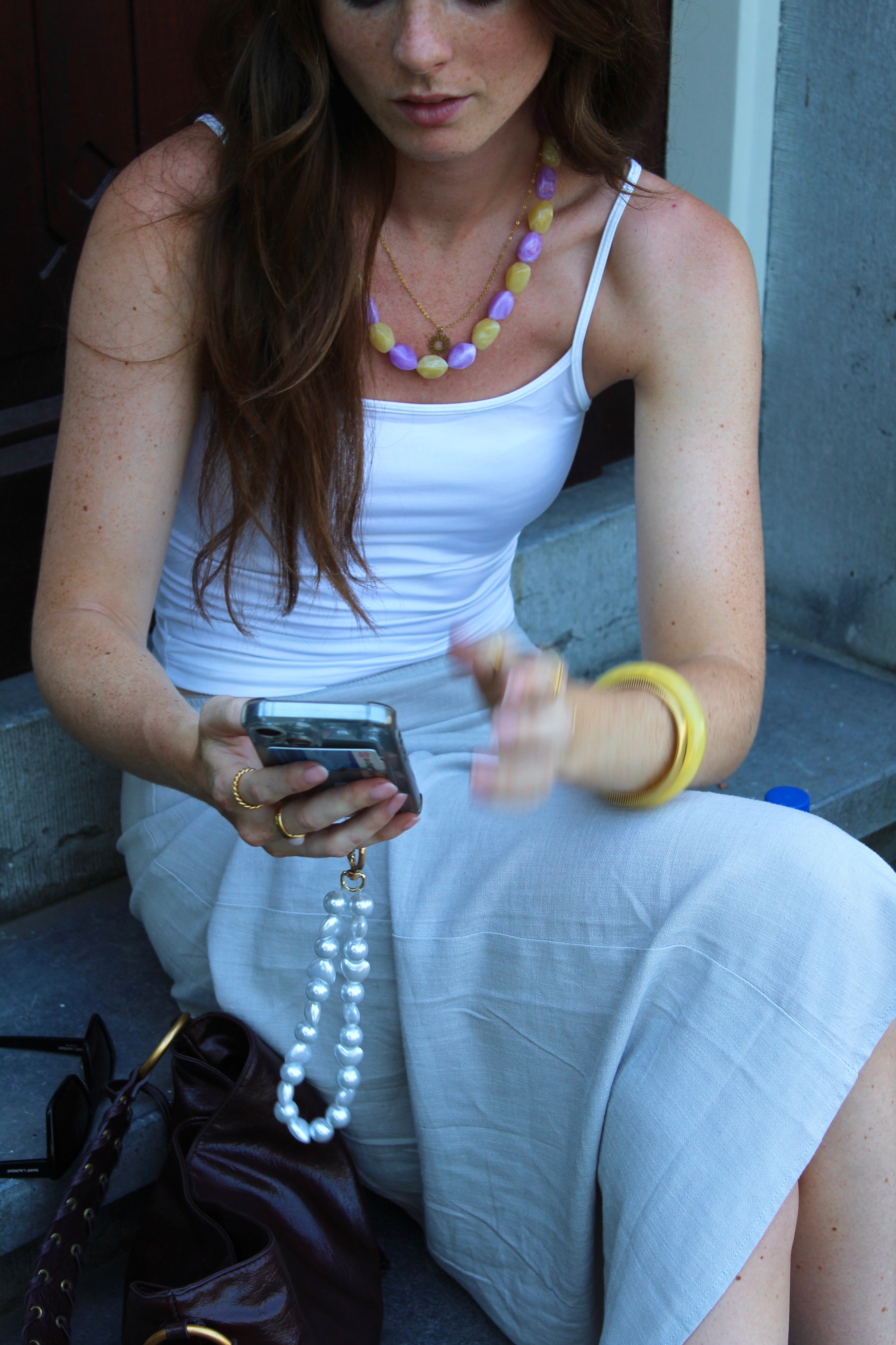 Miley - Telefoonkoord - Stainless Steel
