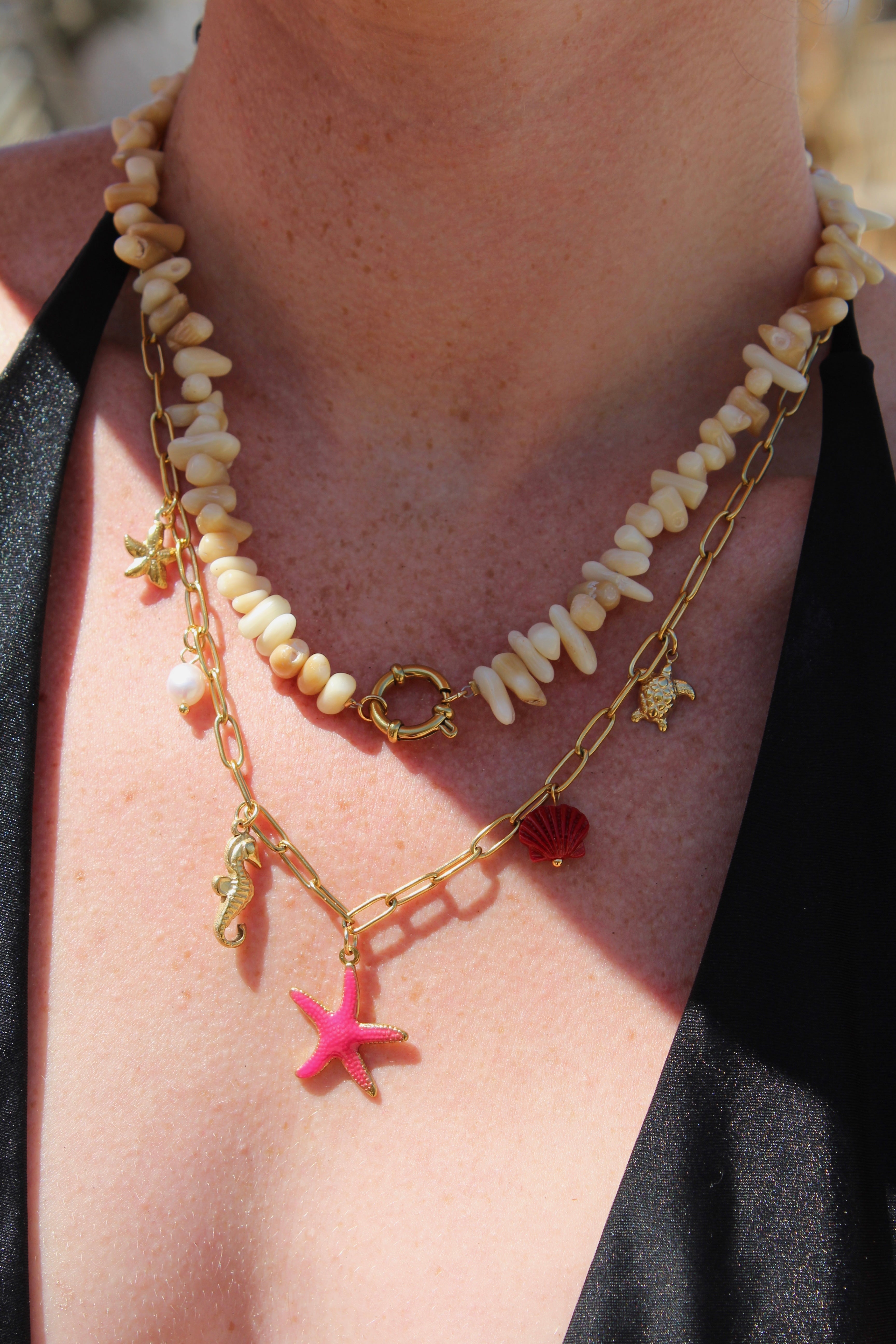 Pretty Shell - Ketting - Stainless Steel