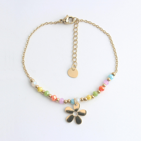 Flower Power - Armband - Stainless Steel