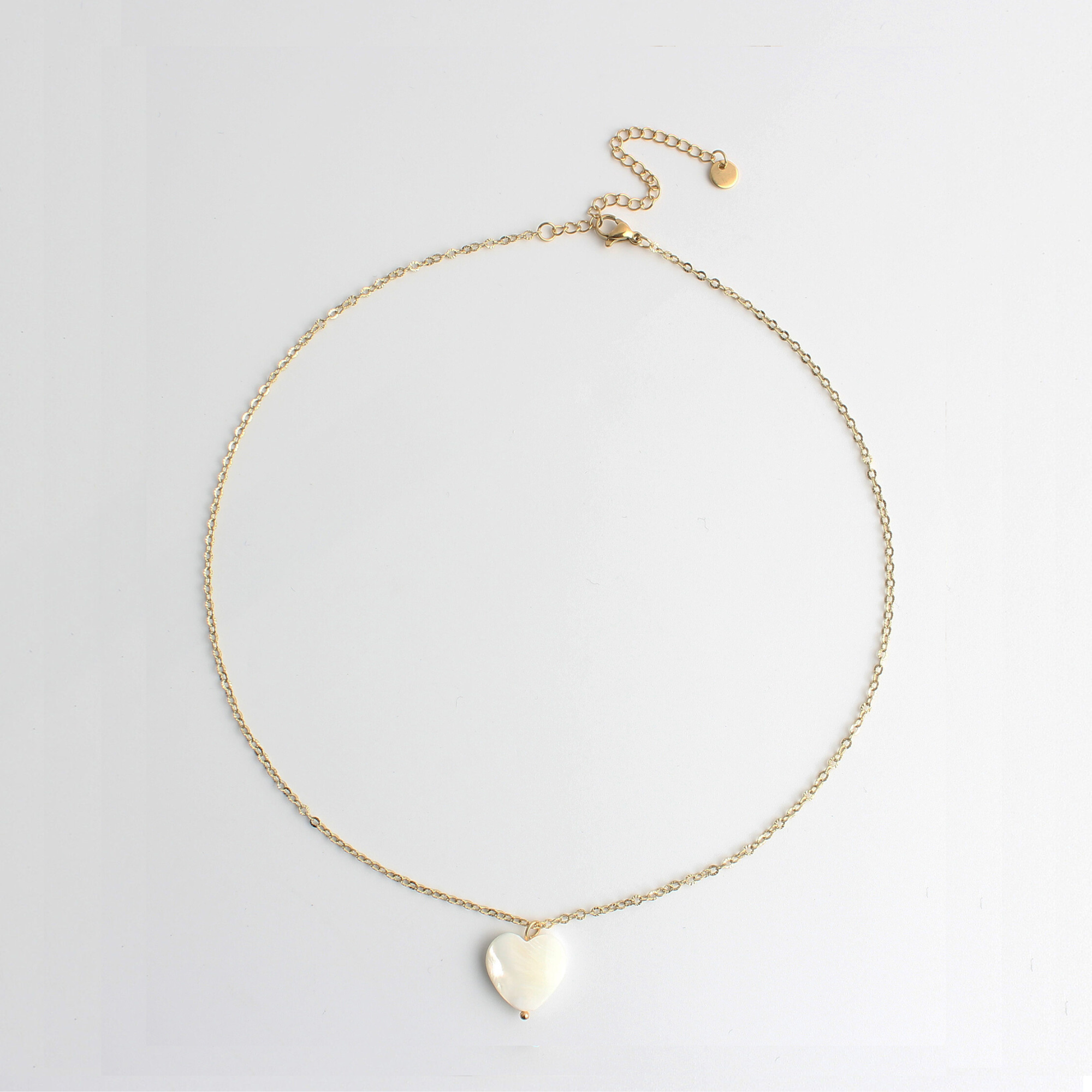 Heart Shaped Shell - Ketting - Stainless Steel