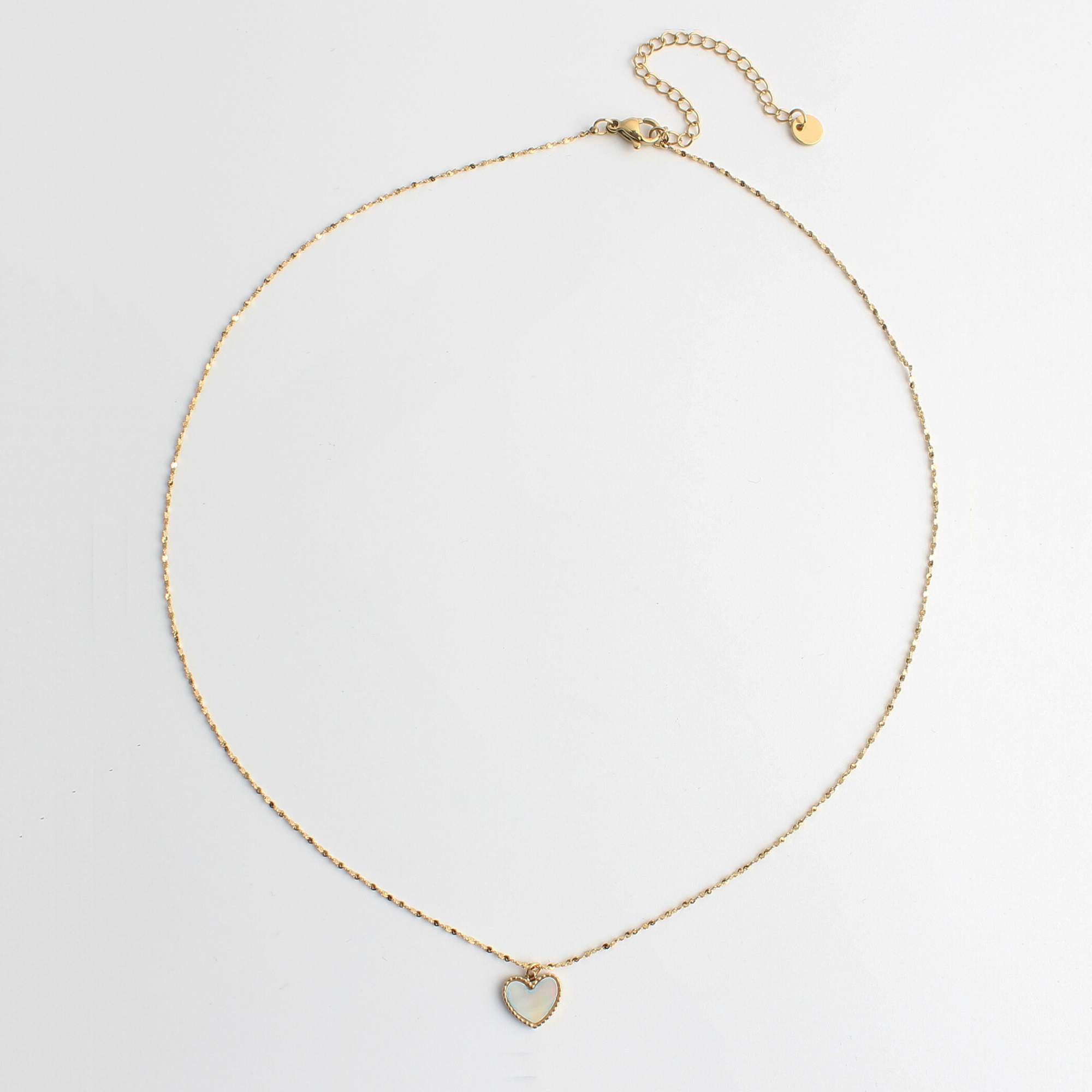 Small Shell Heart - Ketting - Stainless Steel