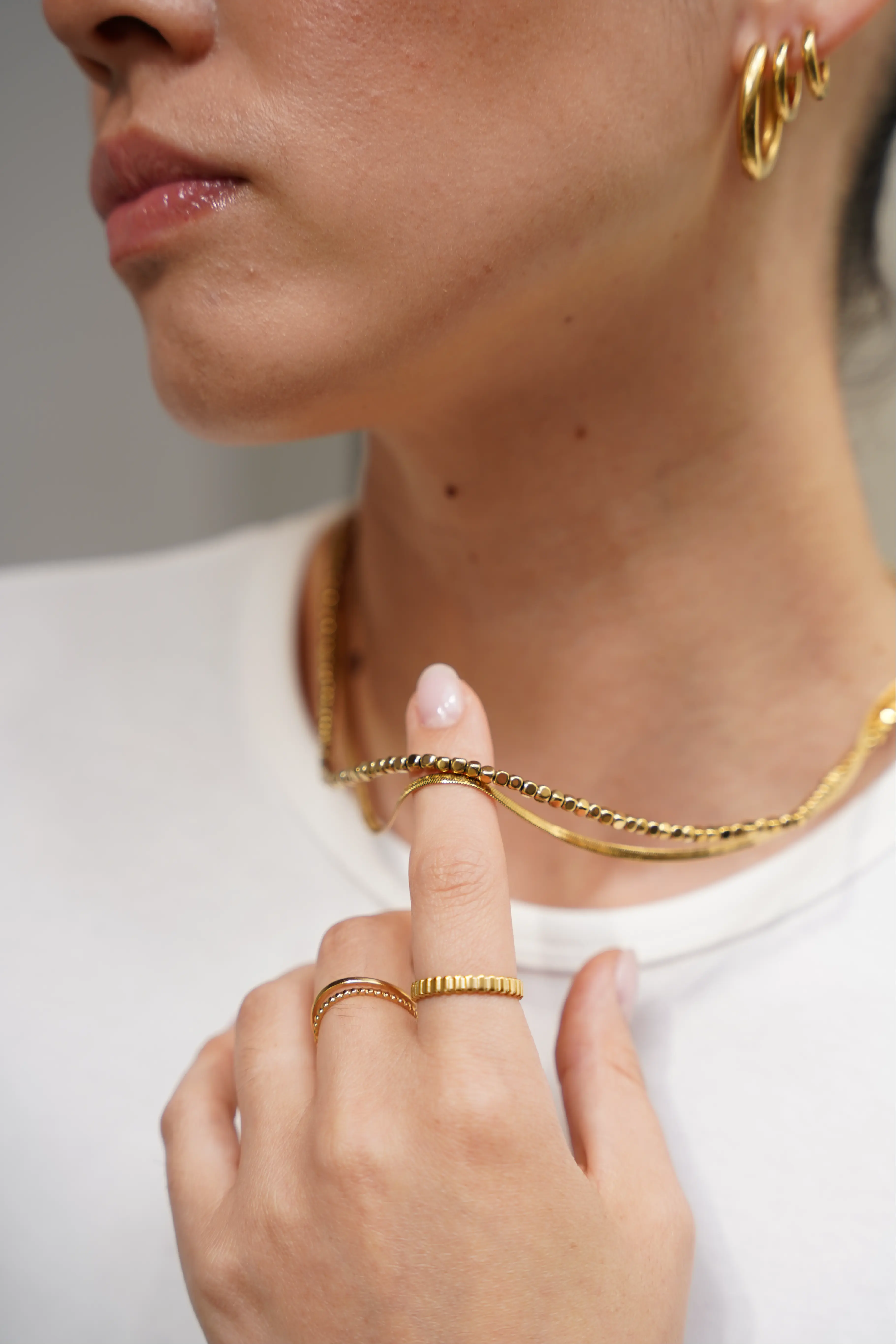 Fleeky Snake - Ketting - Stainless Steel