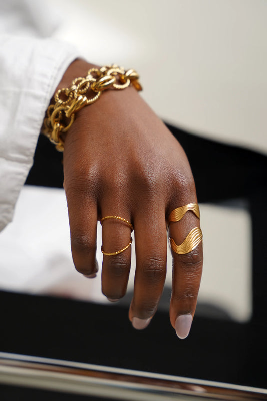 Meja - Ring - Stainless Steel - Verstelbaar