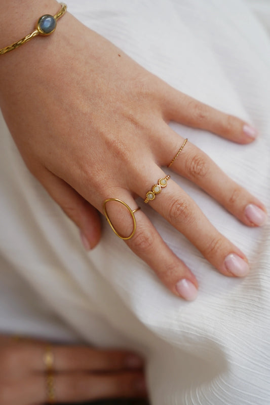 Basic Twist - Ring - Stainless Steel - Verstelbaar