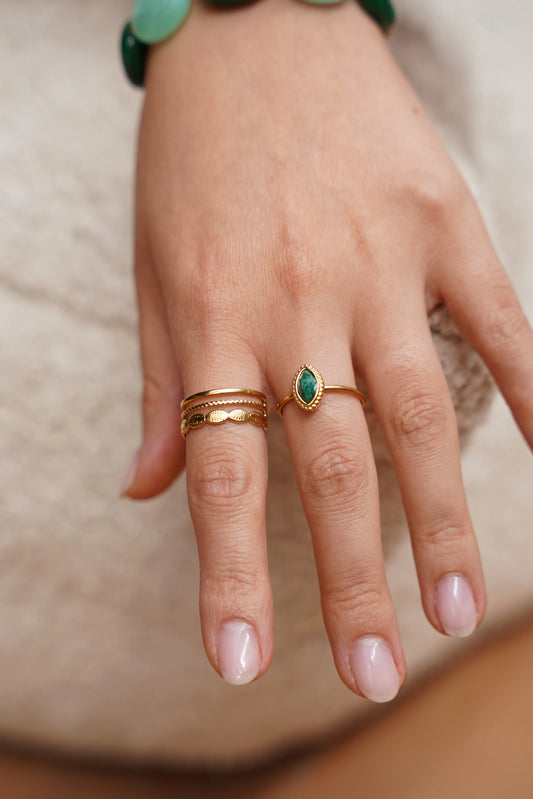 Avelie - Ring - Stainless Steel - Verstelbaar