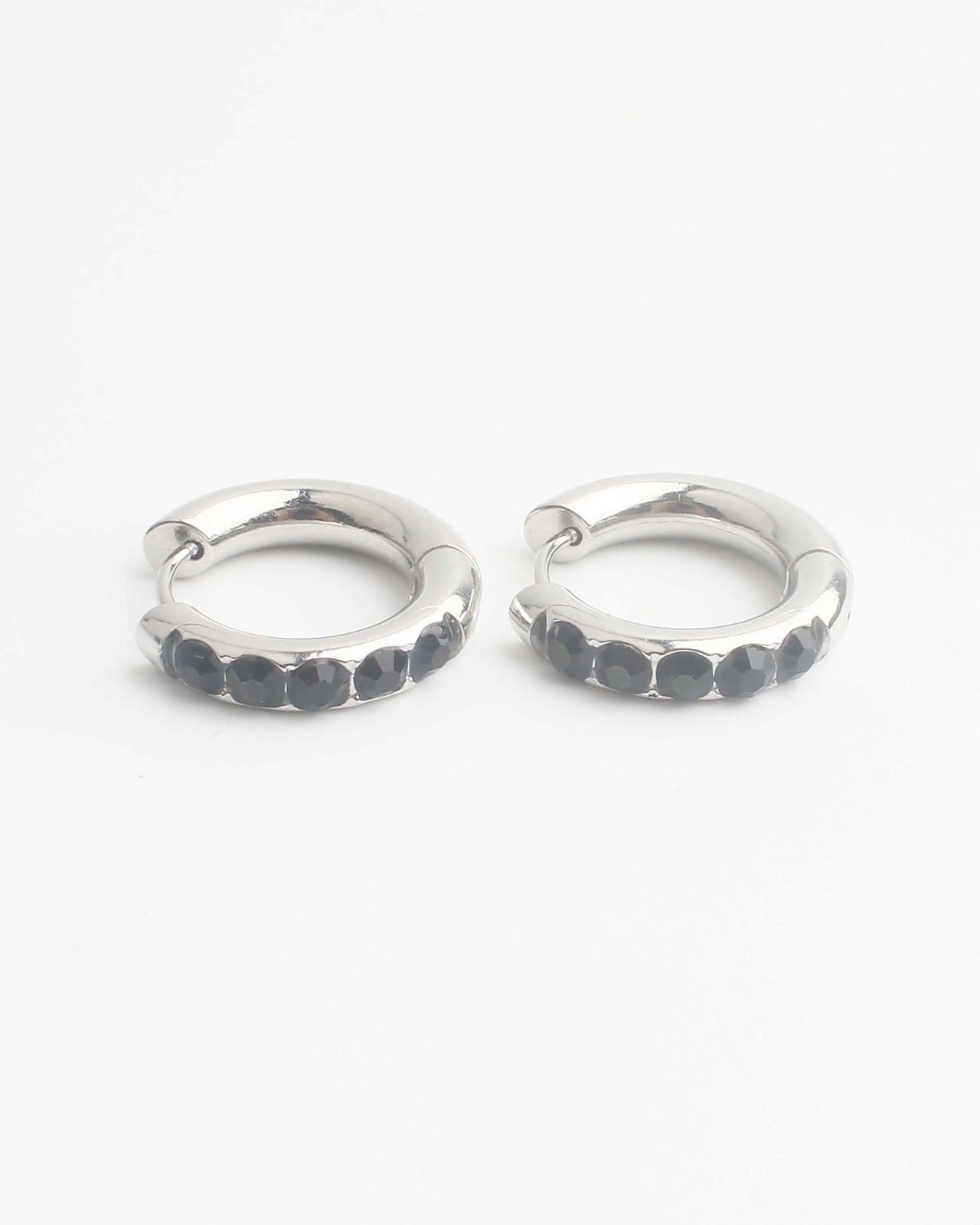 Big Strass Stone - Oorbellen - Stainless Steel