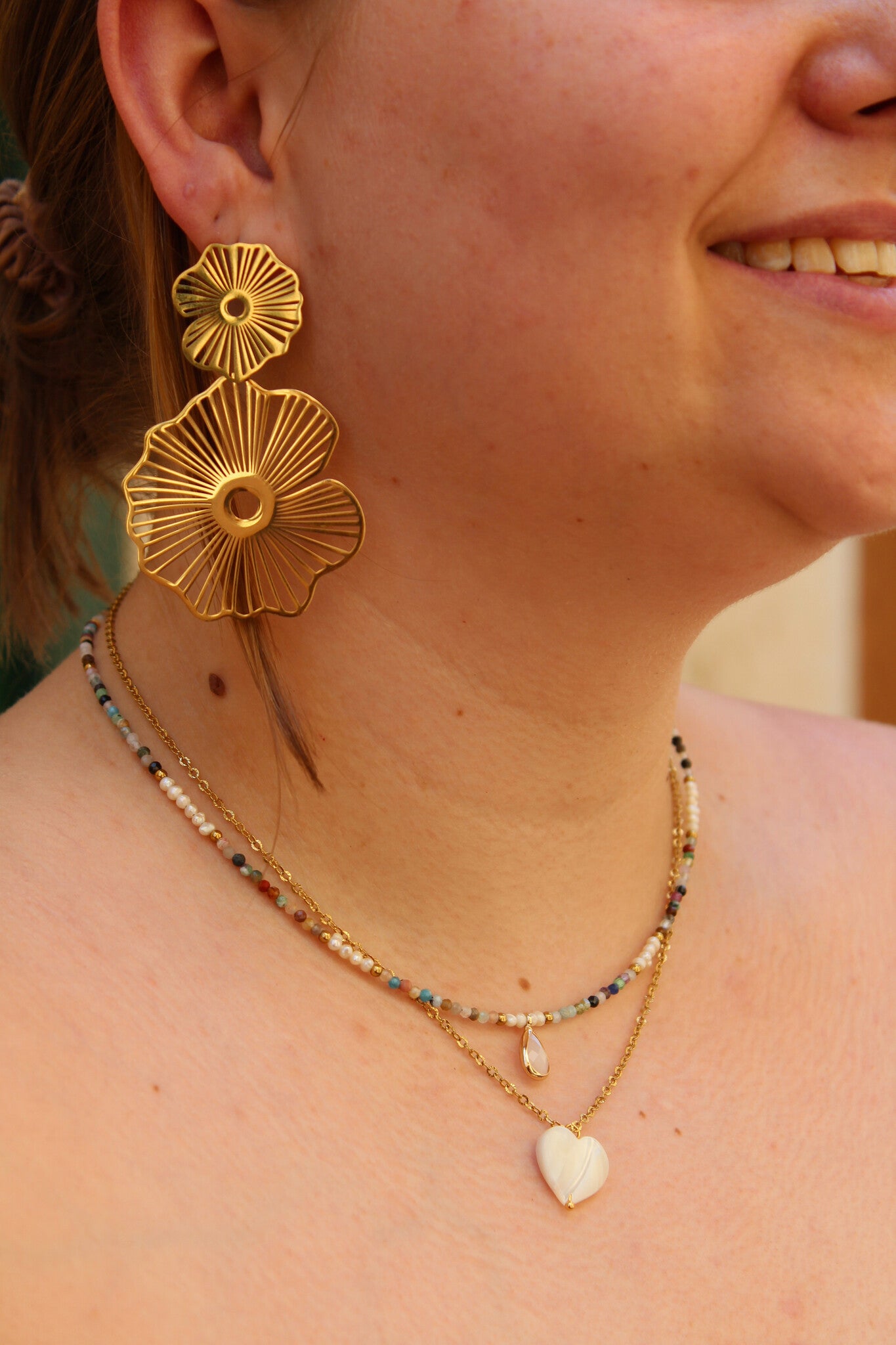 Heart Shaped Shell - Ketting - Stainless Steel