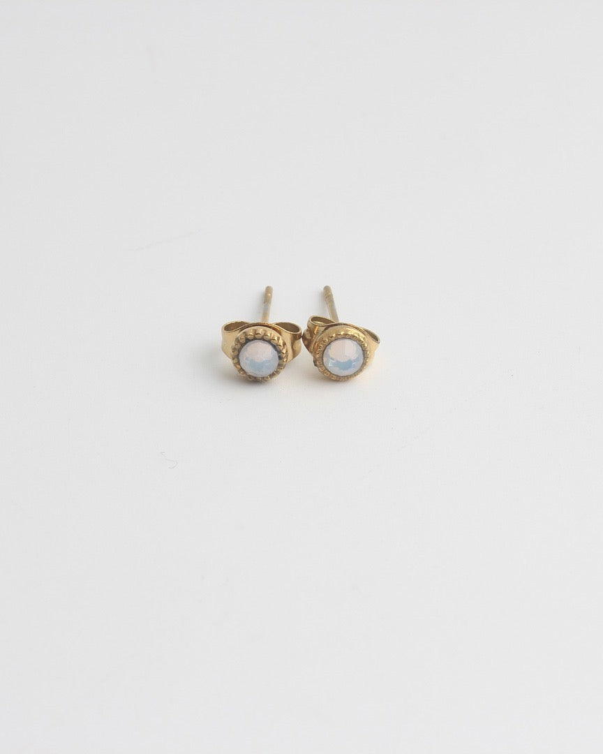 Zirkonia - Stud - Oorbellen - Stainless Steel