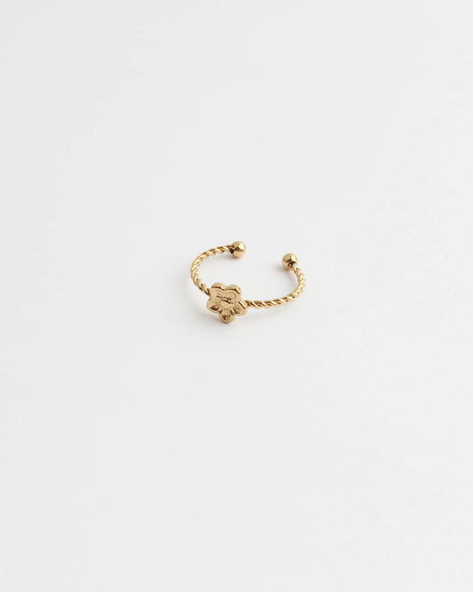 Daisy Twist - Ring - Stainless Steel - Verstelbaar
