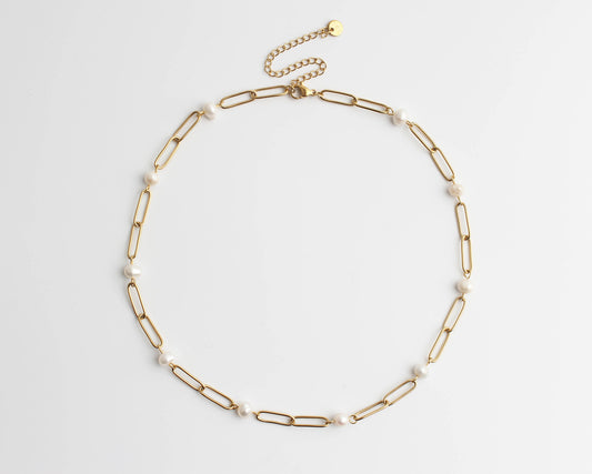 Pearly Chain - Ketting - Stainless Steel