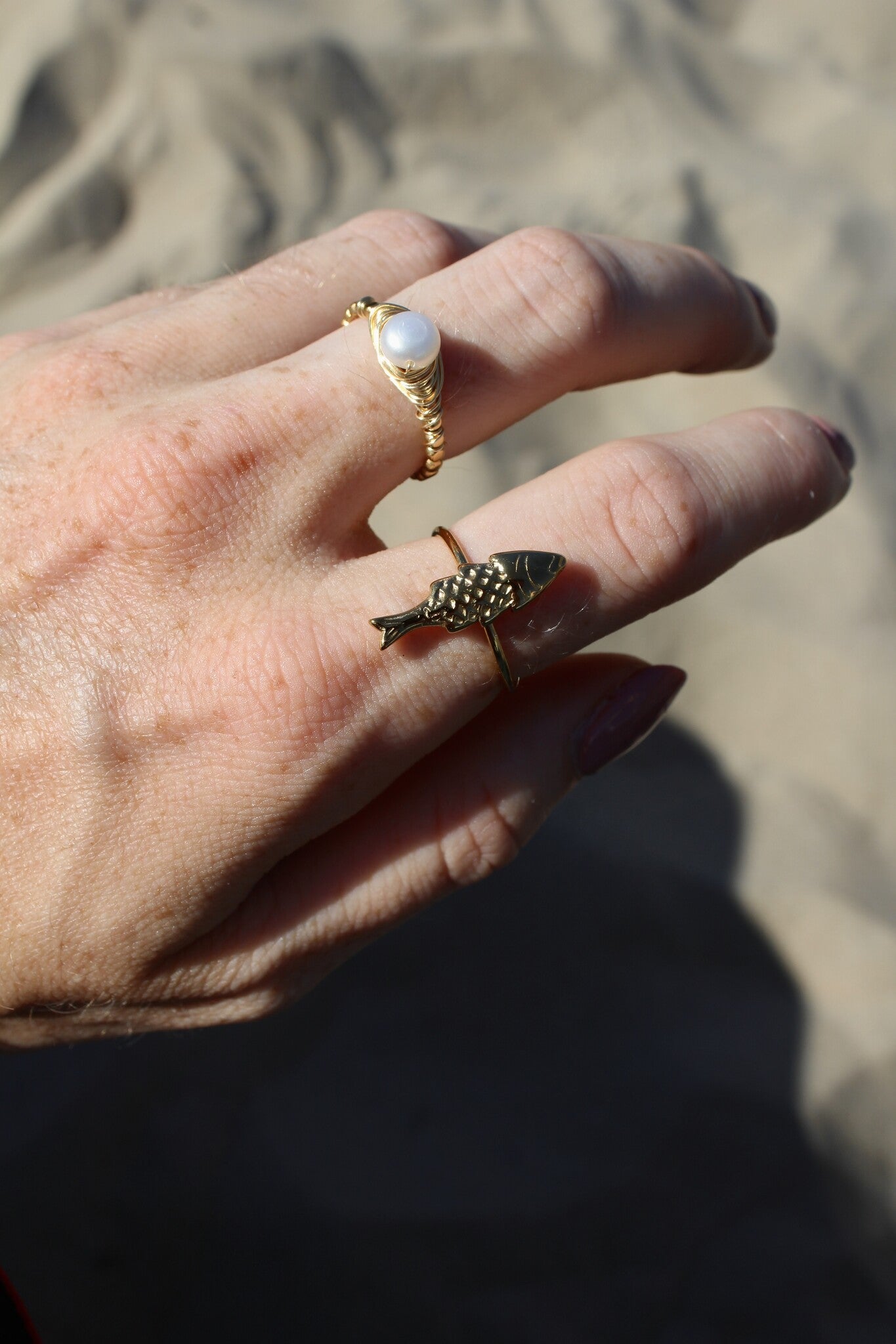 Fish - Ring - Stainless Steel - Verstelbaar