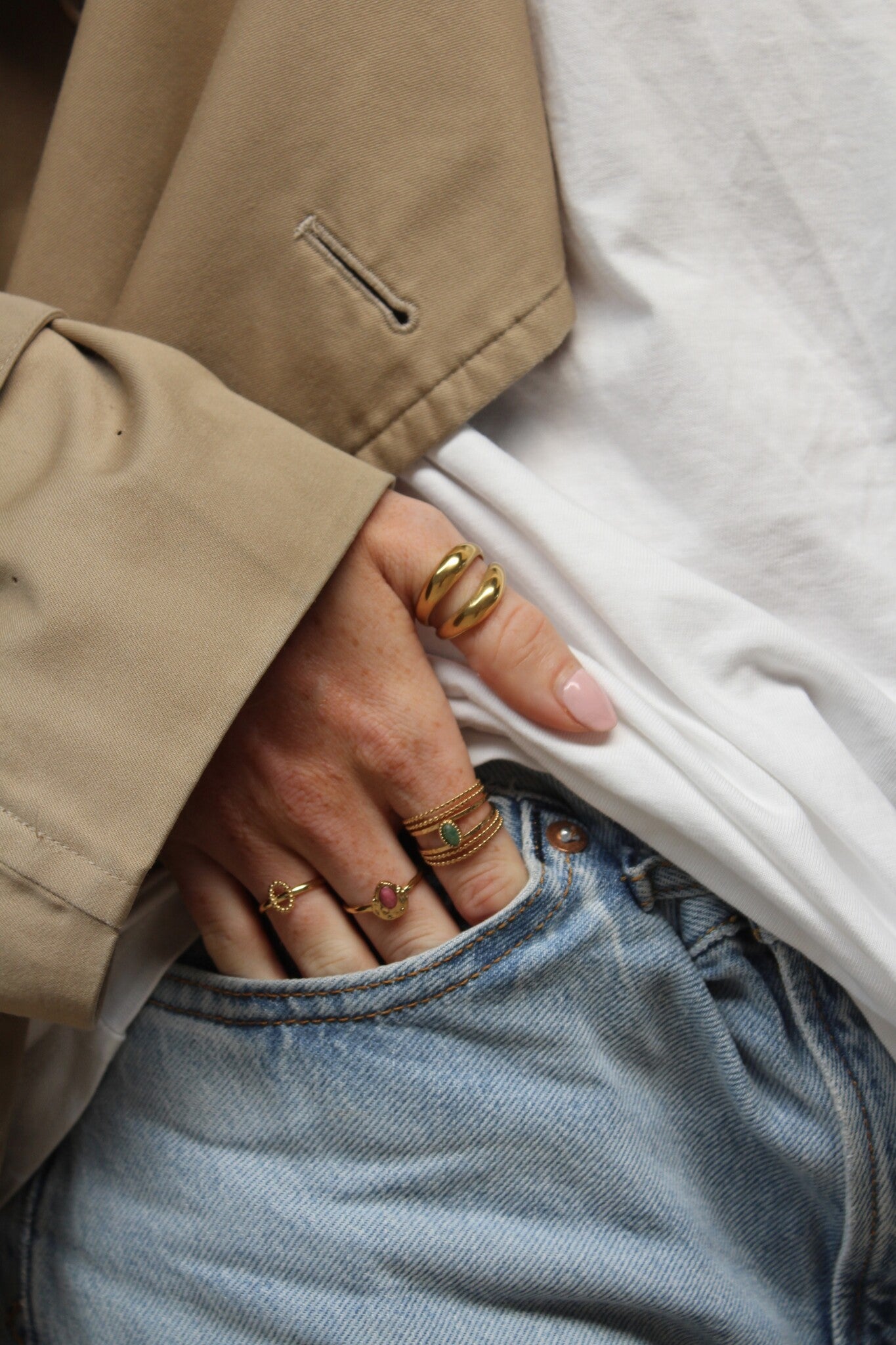 Alita - Ring - Stainless Steel - Verstelbaar