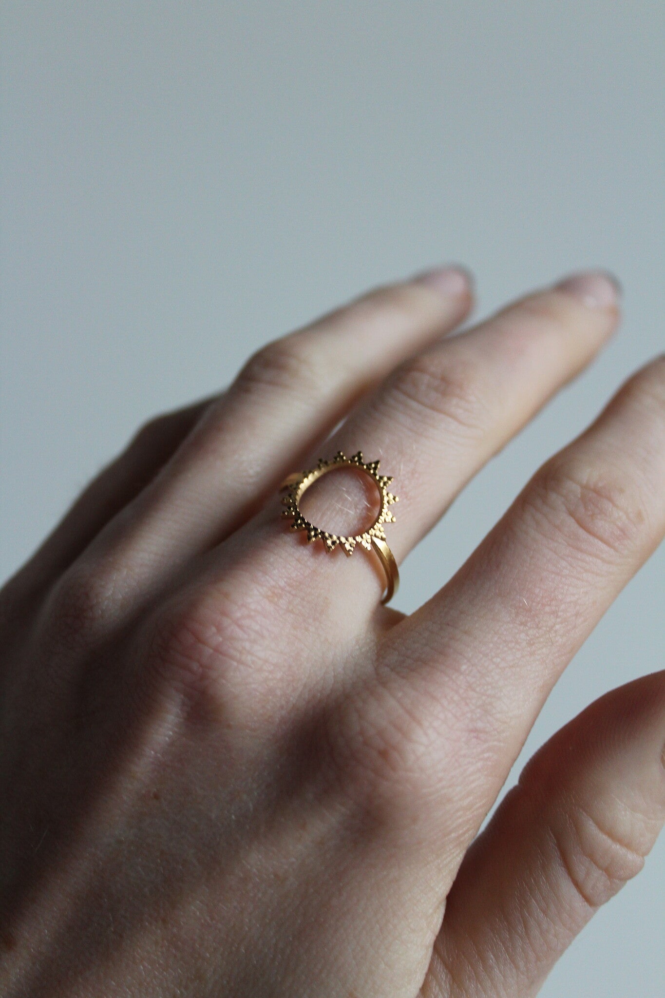Sweet Sun - Ring - Stainless Steel - Verstelbaar