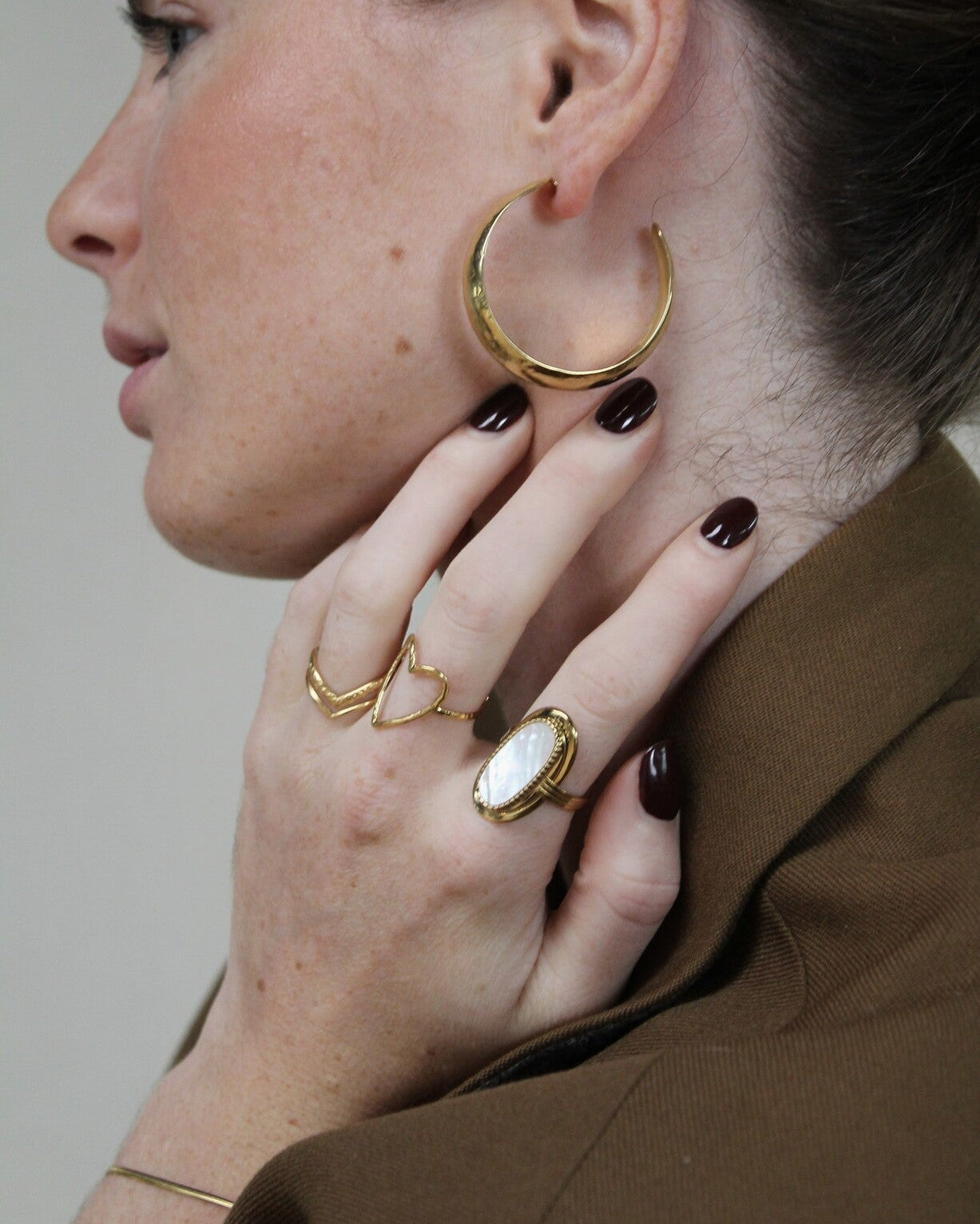 Amoureux - Ring - Stainless Steel - Verstelbaar