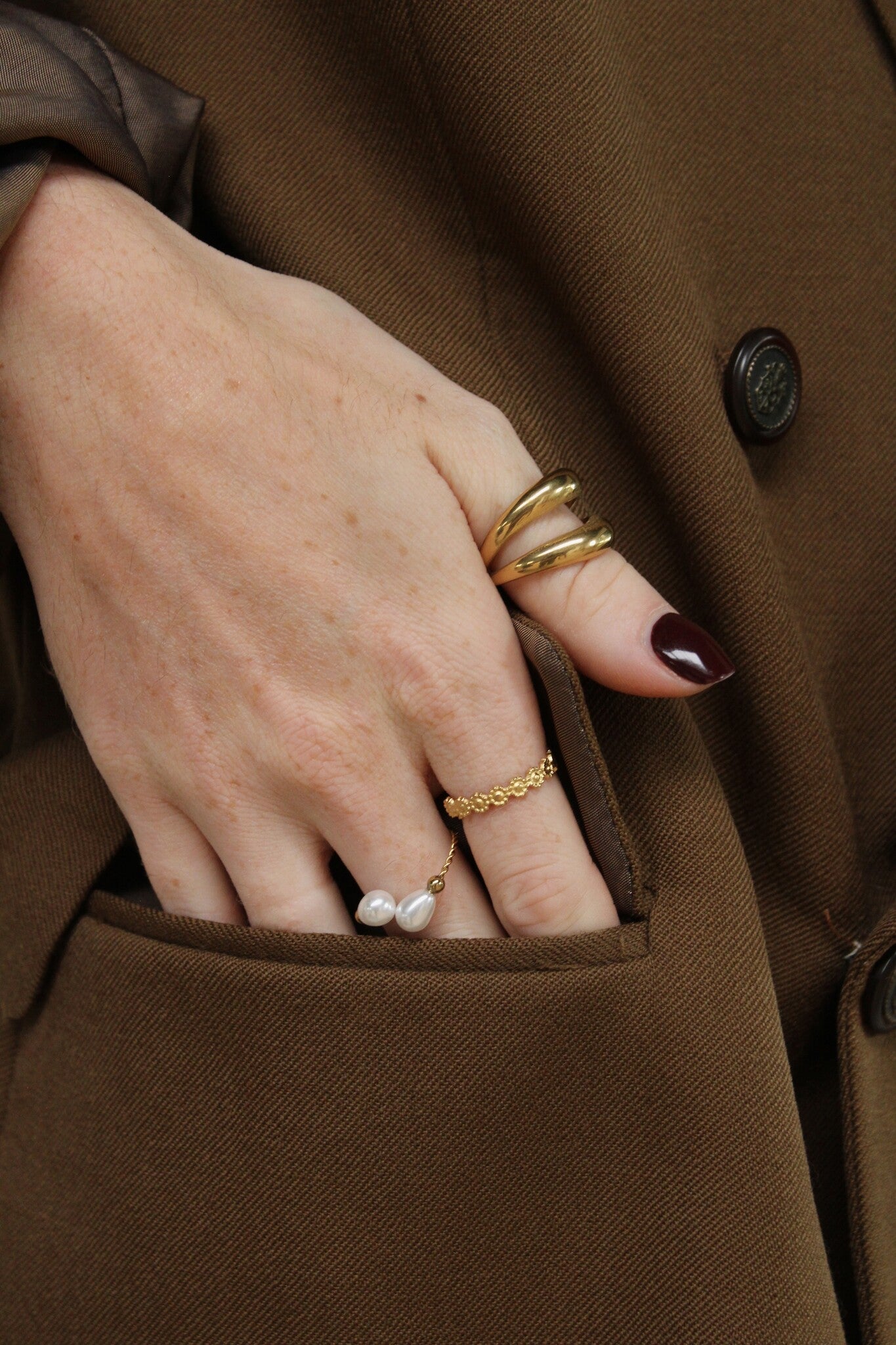 Stiene - Ring - Stainless Steel - Verstelbaar