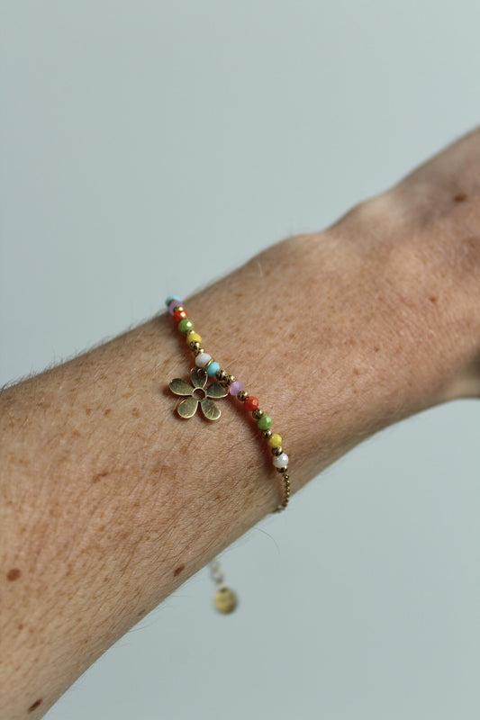 Flower Power - Armband - Stainless Steel