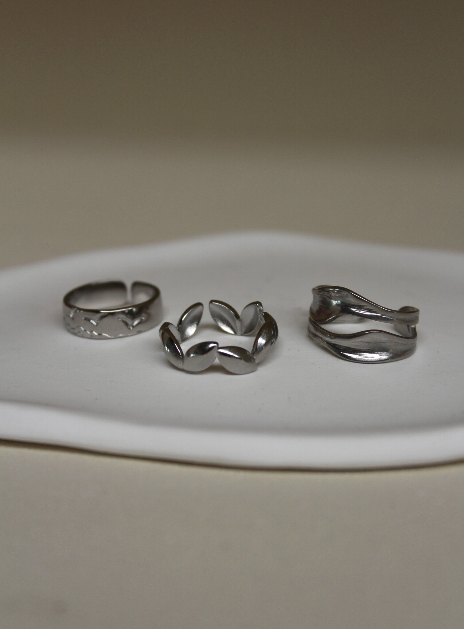 Sena - Ring - Stainless Steel - Verstelbaar
