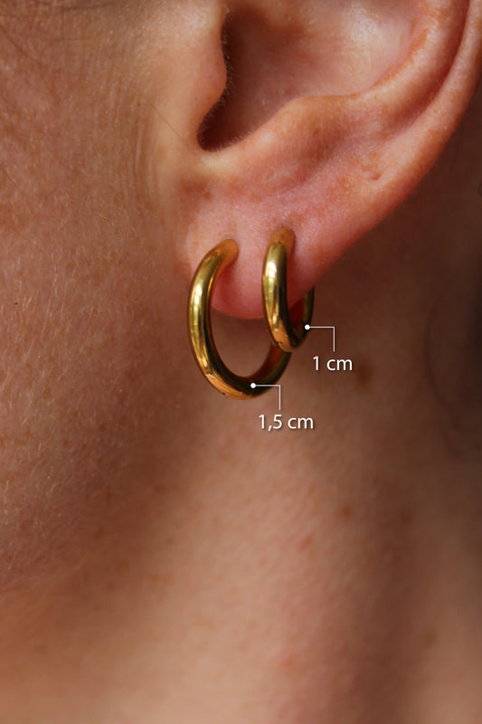 Basic - Oorbellen - Stainless Steel