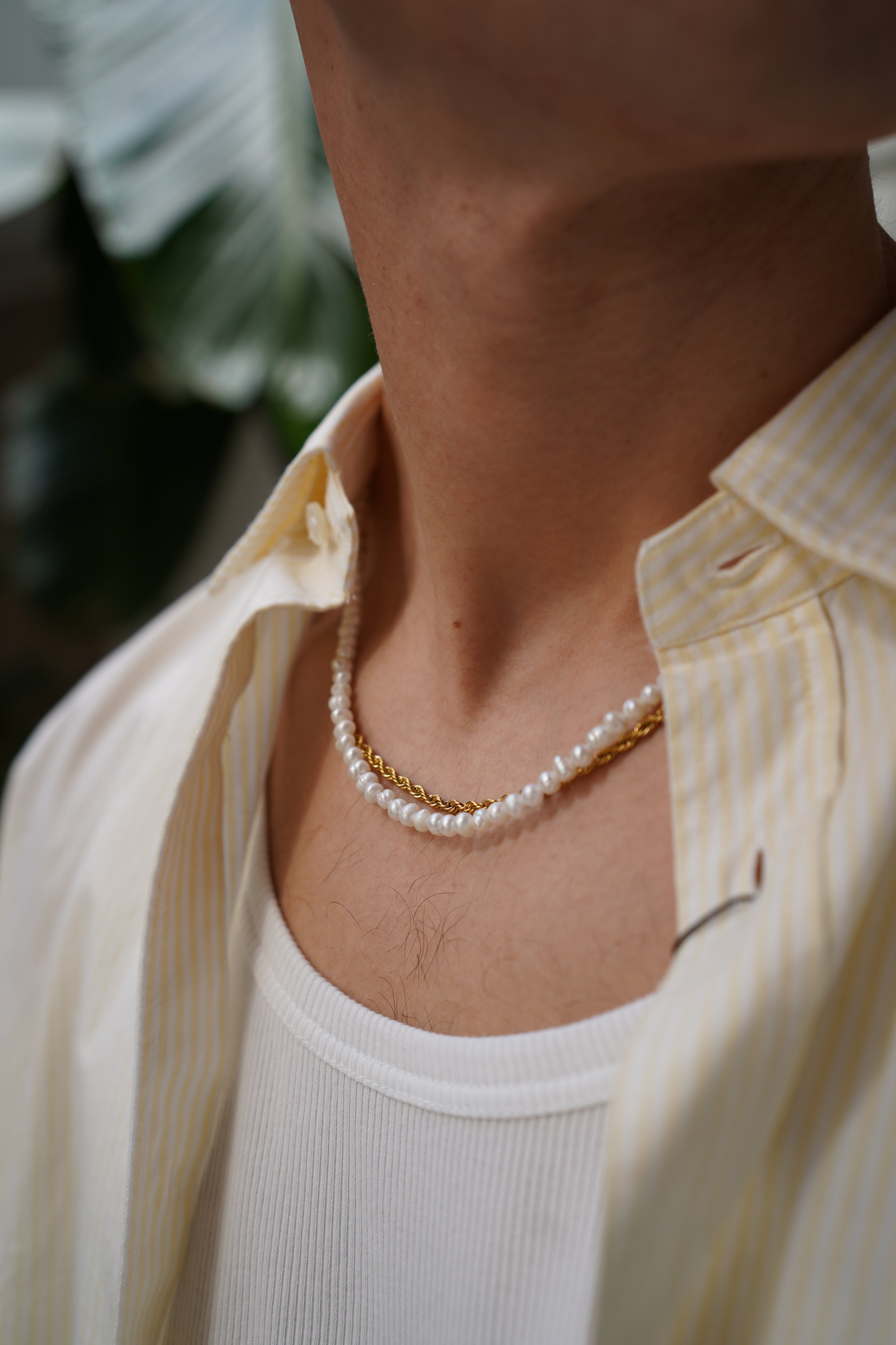 Pearl - Ketting - Stainless Steel